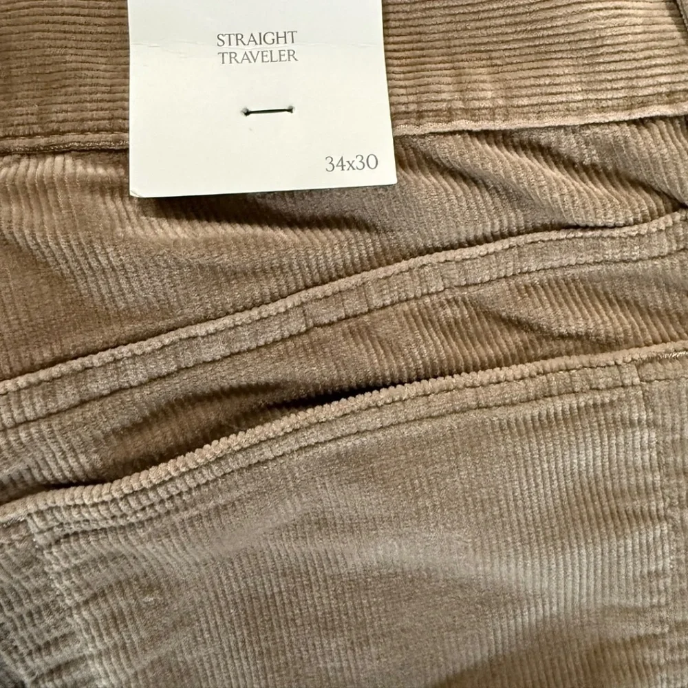 Banana Republic Straight Stretch-Corduroy Traveler‎ Pant Mens Size 34x30 NWT